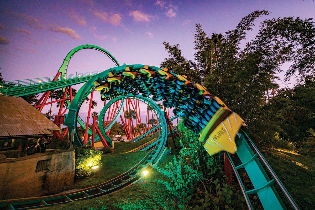 Busch Gardens rollercoaster